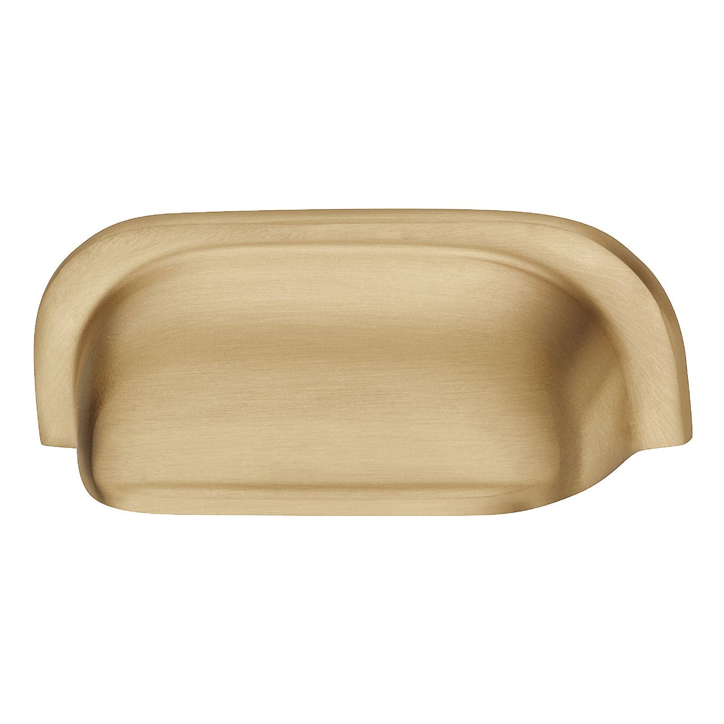 Hafele Mulberry Collection Cabinet Cup Handle - Satin/Brushed Brass