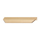 Hafele Manhattan Cabinet Handle - Satin/Brushed Brass