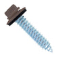 #17 x 1-1/4" Tapping Steelbinder Metal Roofing Screw -Koko Brown - Pkg 250