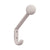 Hafele HEWI Polyamide Coat & Hat Hook - Pure White