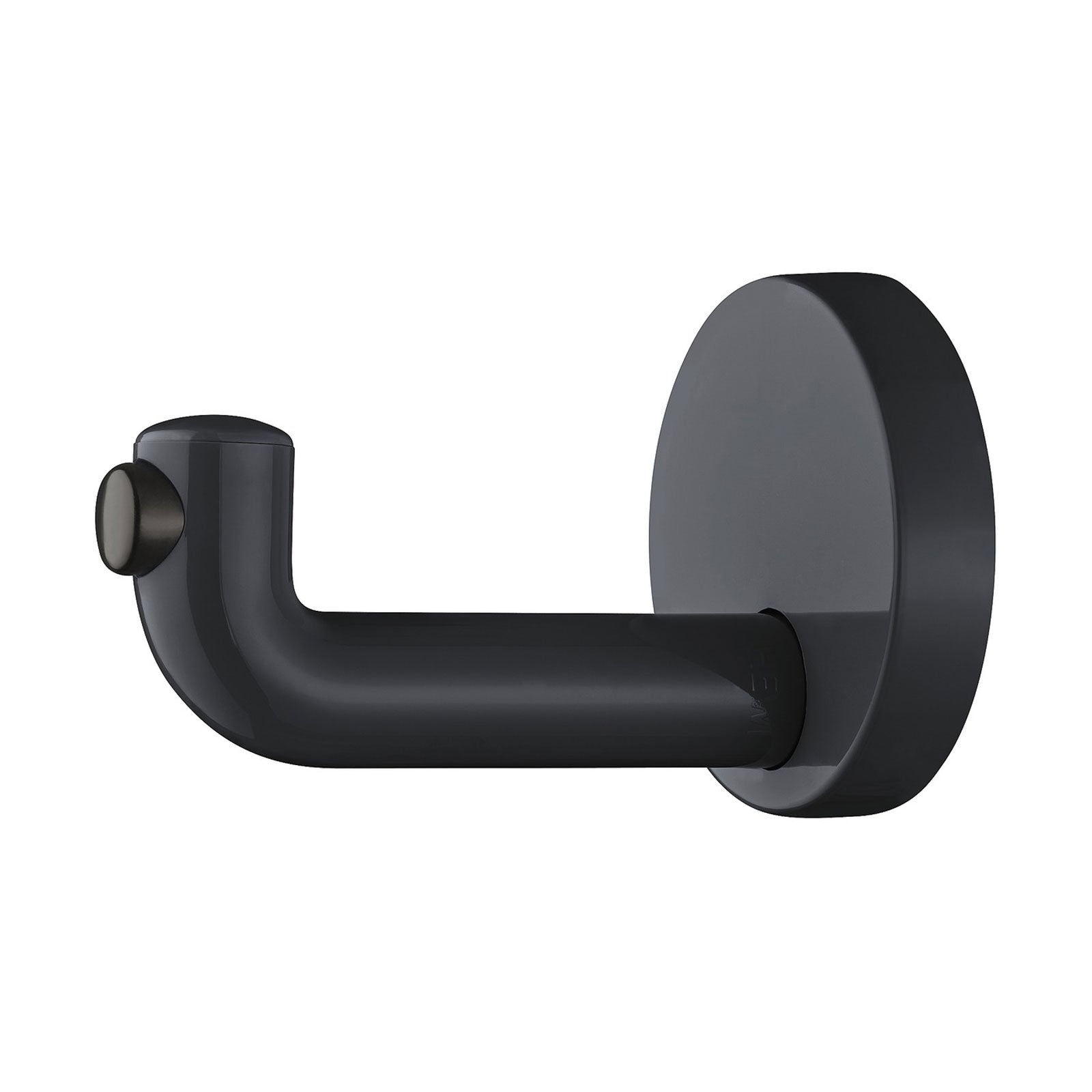 Hafele HEWI Polyamide Hook with Door Buffer - Anthracite Grey