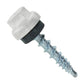 #10 x 1" ZXL Woodbinder Metal Roofing Screw - Polar White