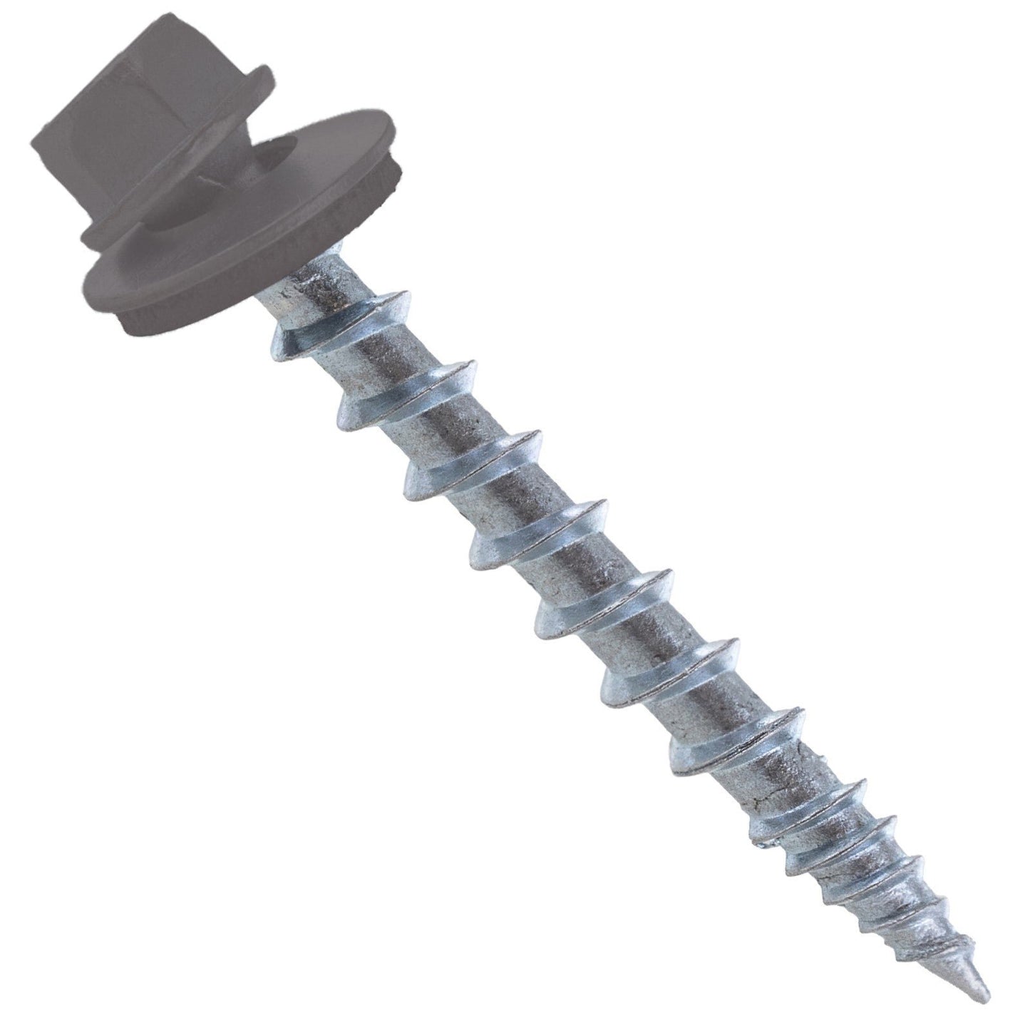 Sharp roofing screws with rubber washer