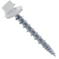 Sharp roofing screws with rubber washer