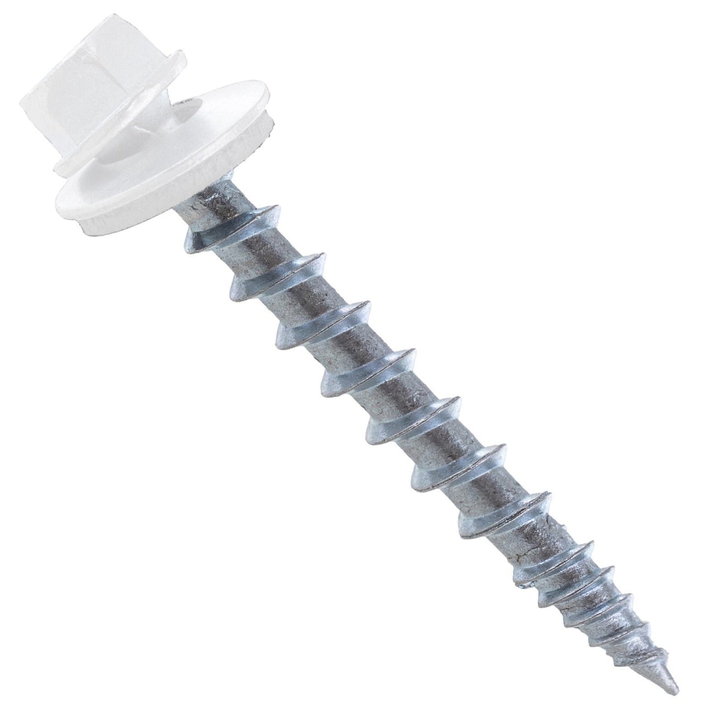 Sharp roofing screws with rubber washer