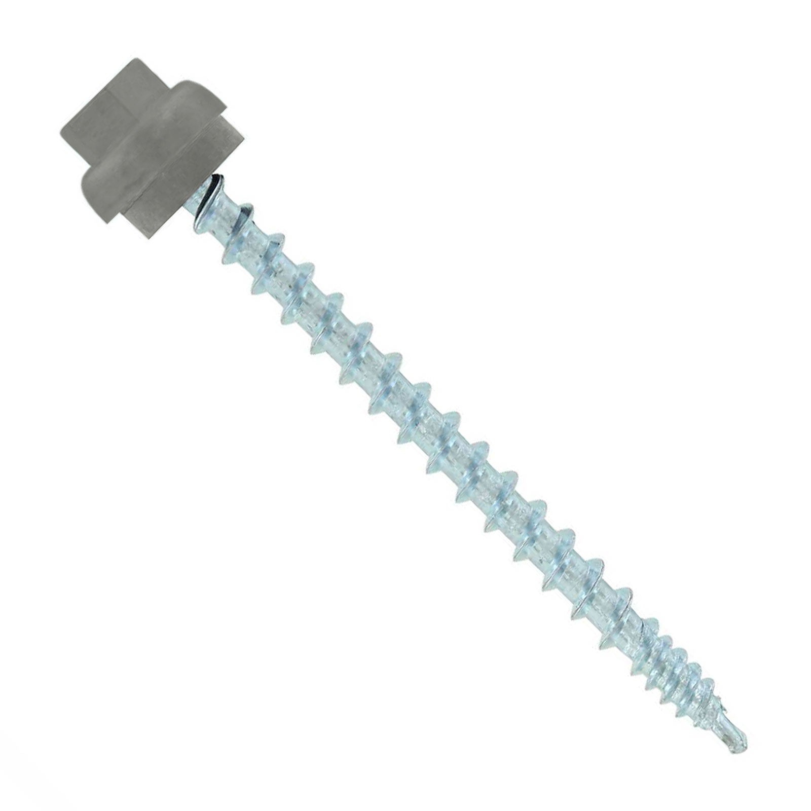 #10 x 2-1/2" ZXL Woodbinder Metal Roofing Screw - Ash Gray