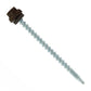 #10 x 3" ZXL Woodbinder Metal Roofing Screw - Koko Brown