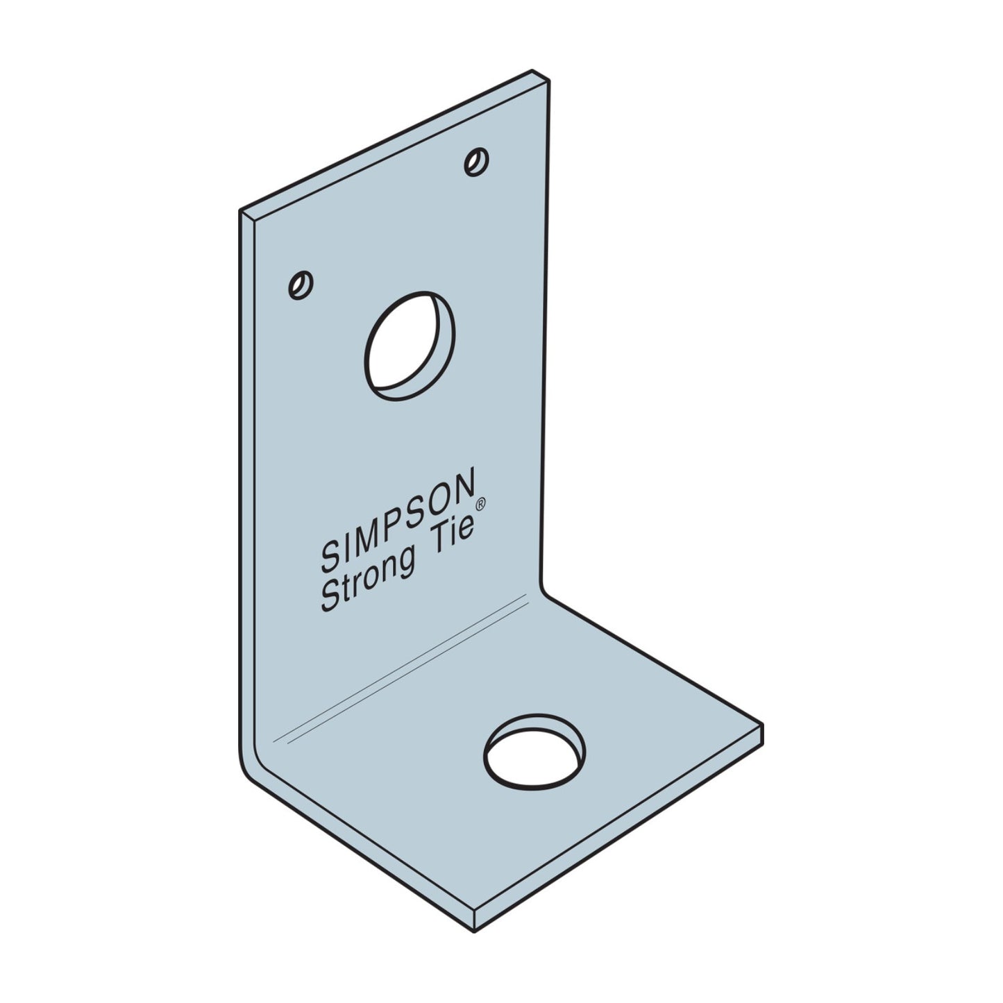 Simpson A24 2" x 3-7/8" Angle - G90 Galvanized