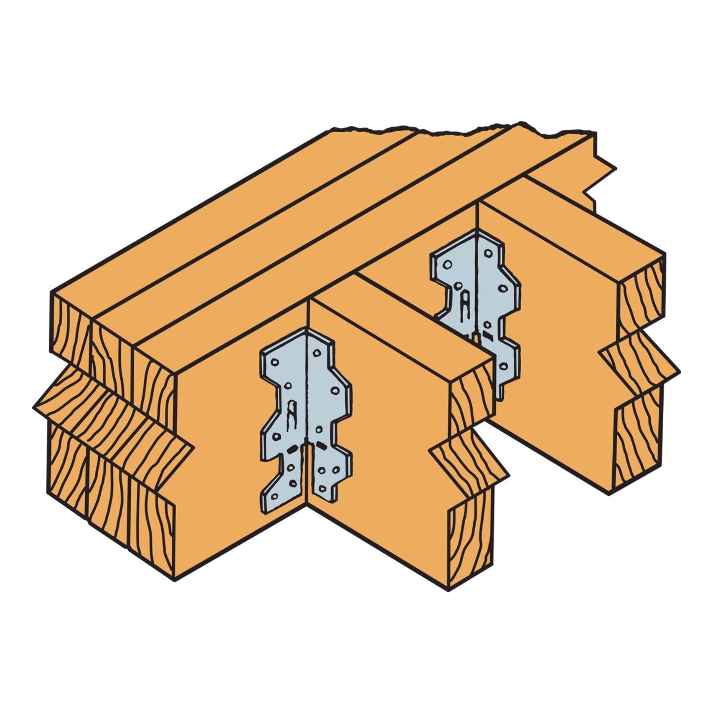 Simpson A35 Framing Angle Anchor installation