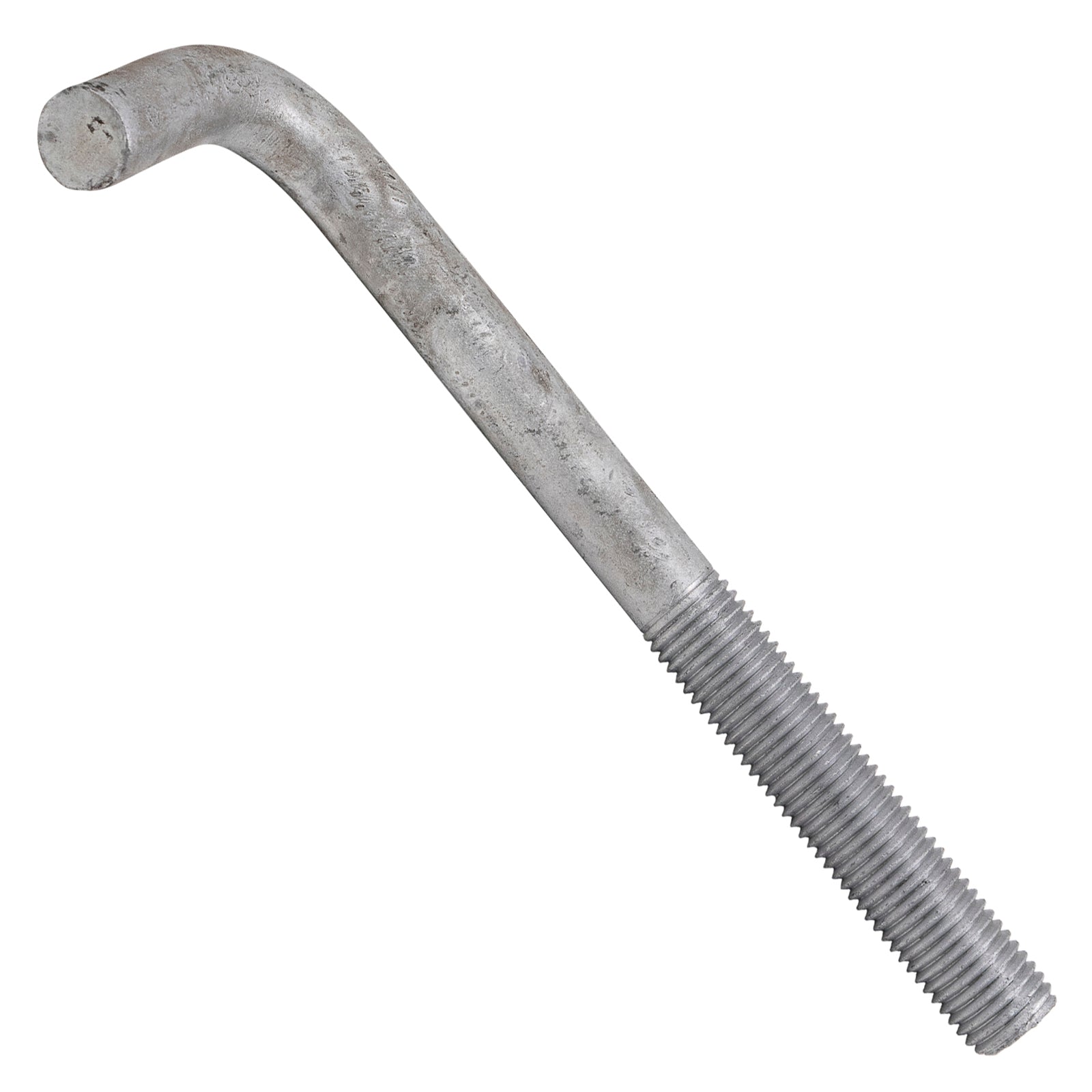 Galvanized anchor for wet concrete