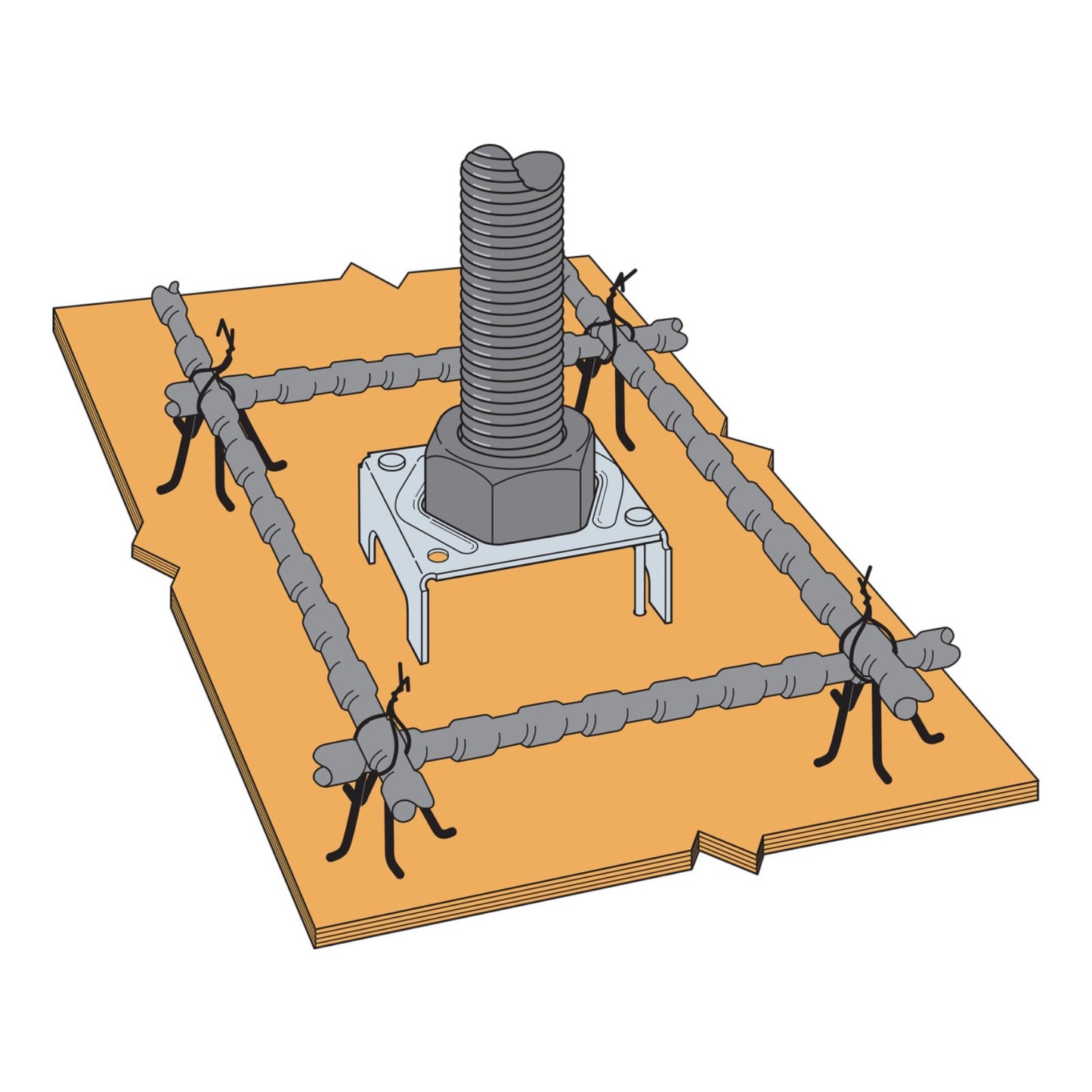 Simpson Anchor Bolt Locator installation