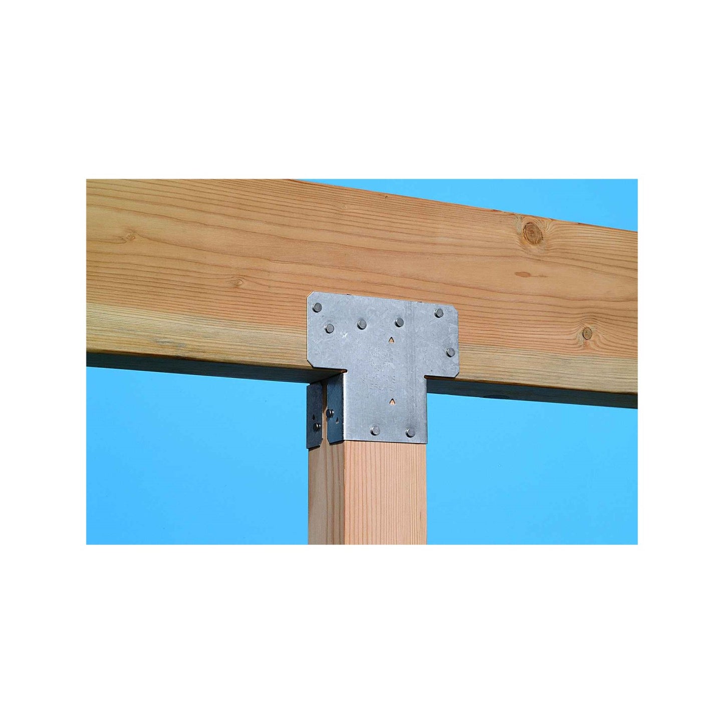 Simpson AC4 Adjustable Post Cap for 4X Beam - Zinc Galvanized