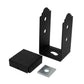 Simpson APB3.75 Adjustable Post Base - Black Powder Coating