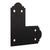 Simpson APL6 Ornamental L Strap - Black Powder Coat