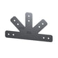 Simpson APVGP1212-4 Avant Decorative Gable Plate - Black Powder Coat specifications