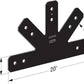 Simpson APVGP1212-4 Avant Decorative Gable Plate - Black Powder Coat