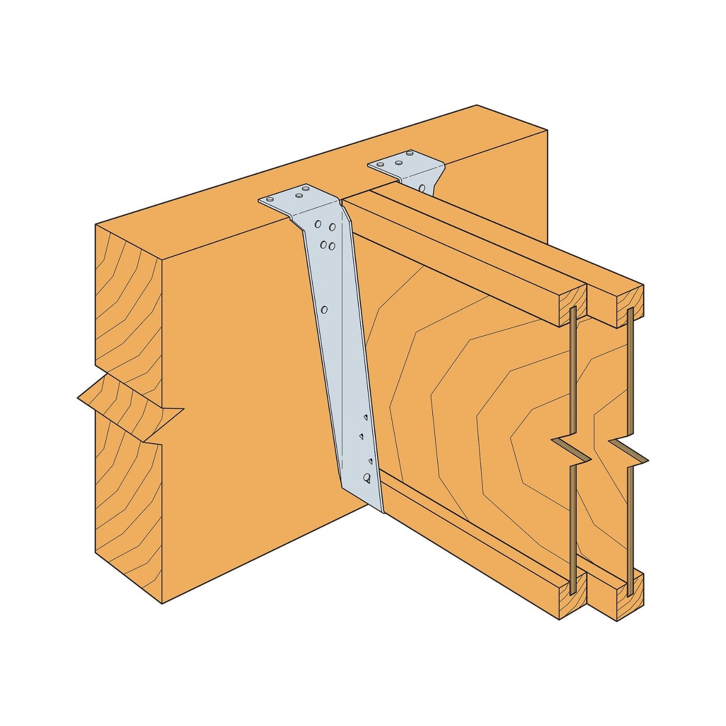 Galvanized Top Flange I-Joist Hanger