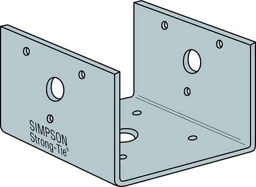 Simpson BC40SS 4x Post Half Base - Stainless Steel