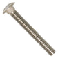 1/2"-13 x 4" Conquest Carriage Bolt - 304 Stainless Steel