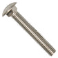 3/8"-16 x 2-1/2" Conquest Carriage Bolt - 304 Stainless Steel