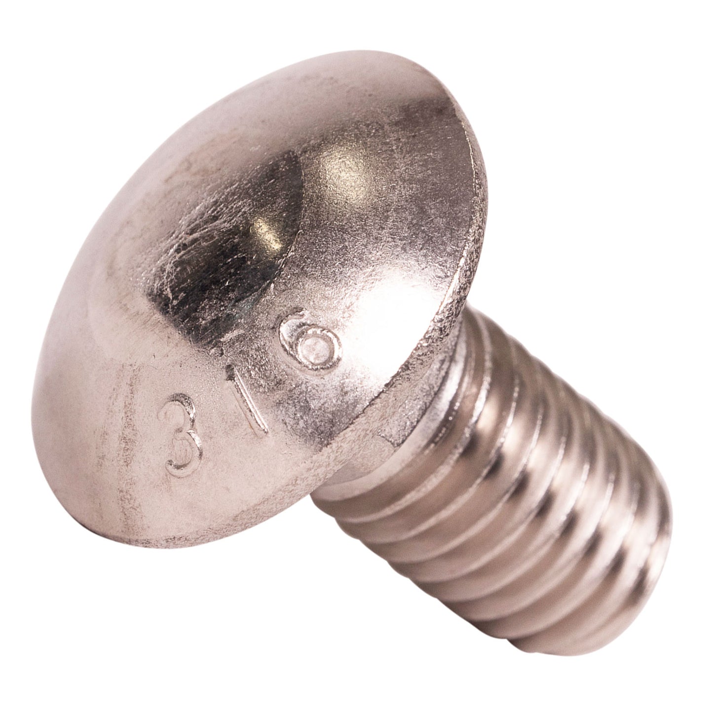 1/2"-13 x 1" Conquest Carriage Bolt - 316 Stainless Steel