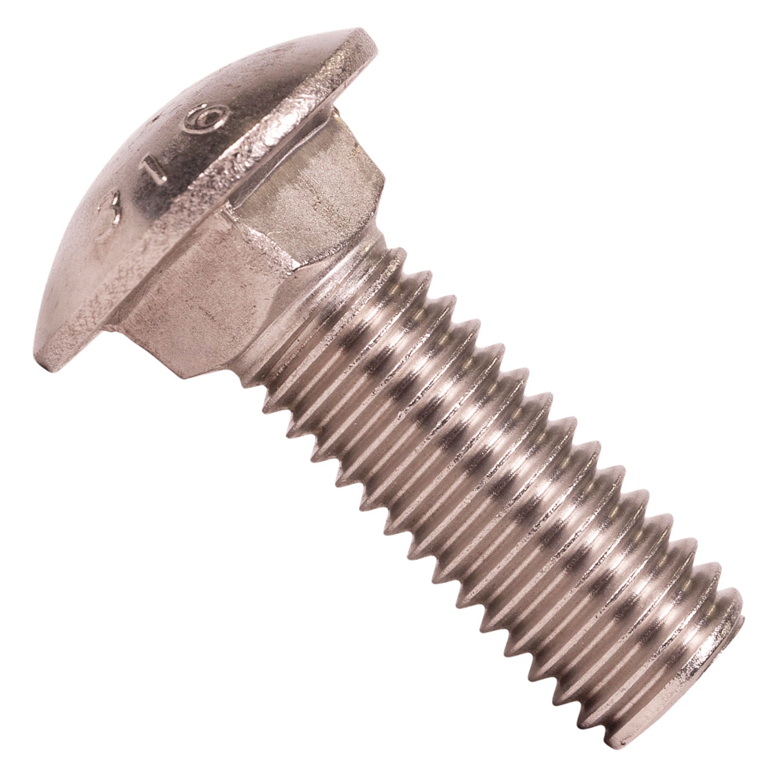 1/2"-13 x 1-1/2" Conquest Carriage Bolt - 316 Stainless Steel