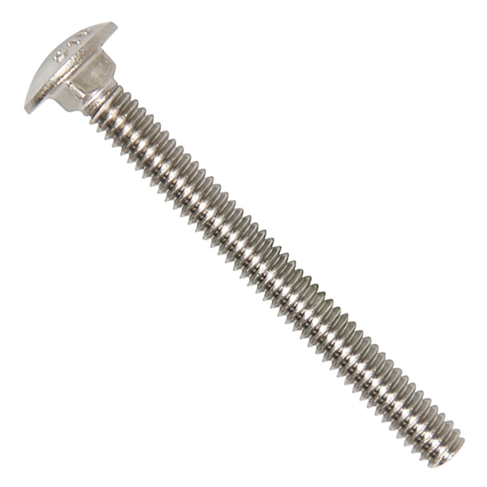 1/4"-20 x 2-1/2" Conquest Carriage Bolt - 316 Stainless Steel