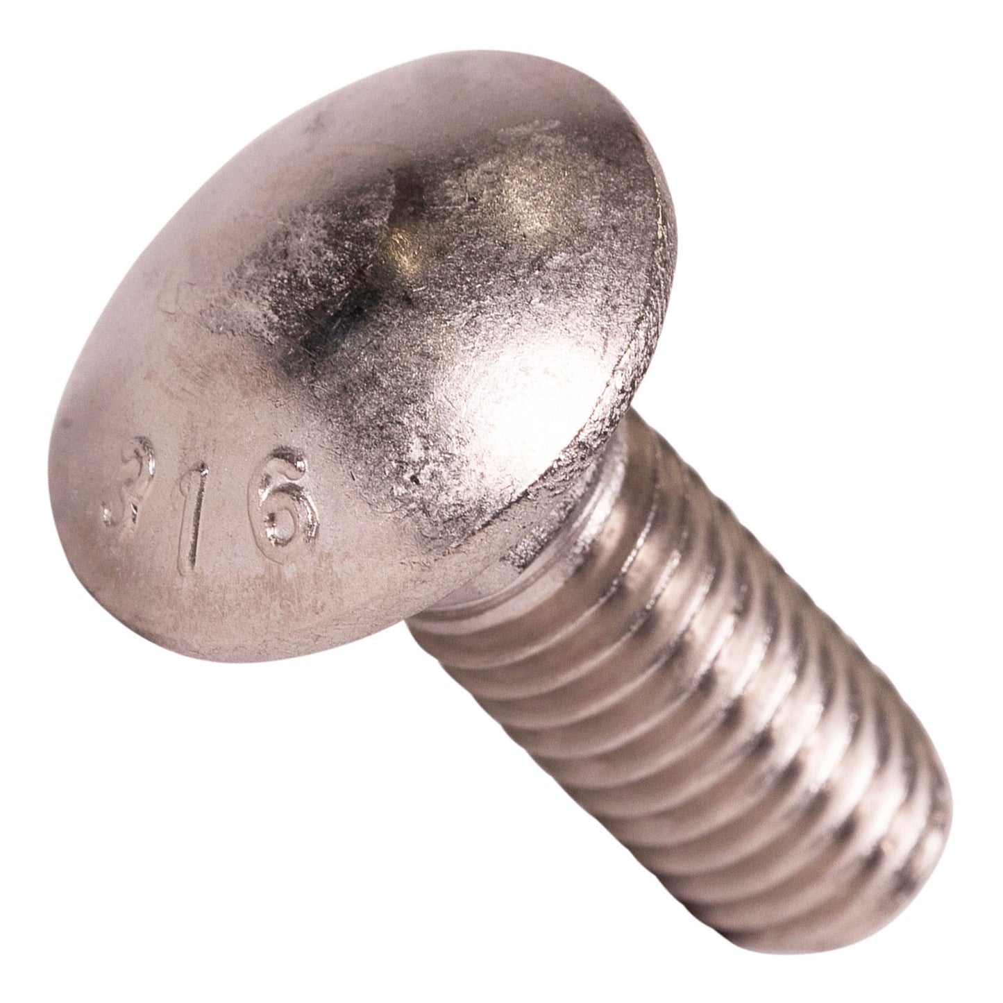 3/8"-16 x 1" Conquest Carriage Bolt - 316 Stainless Steel