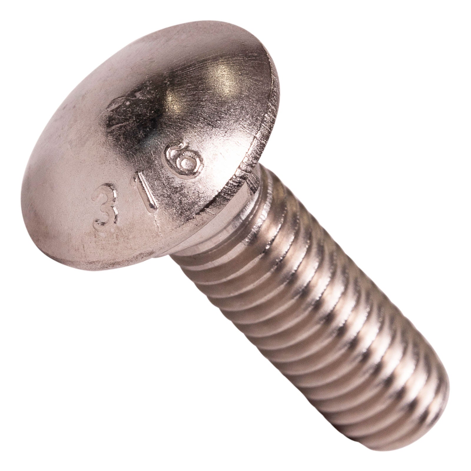 3/8"-16 x 1-1/4" Conquest Carriage Bolt - 316 Stainless Steel