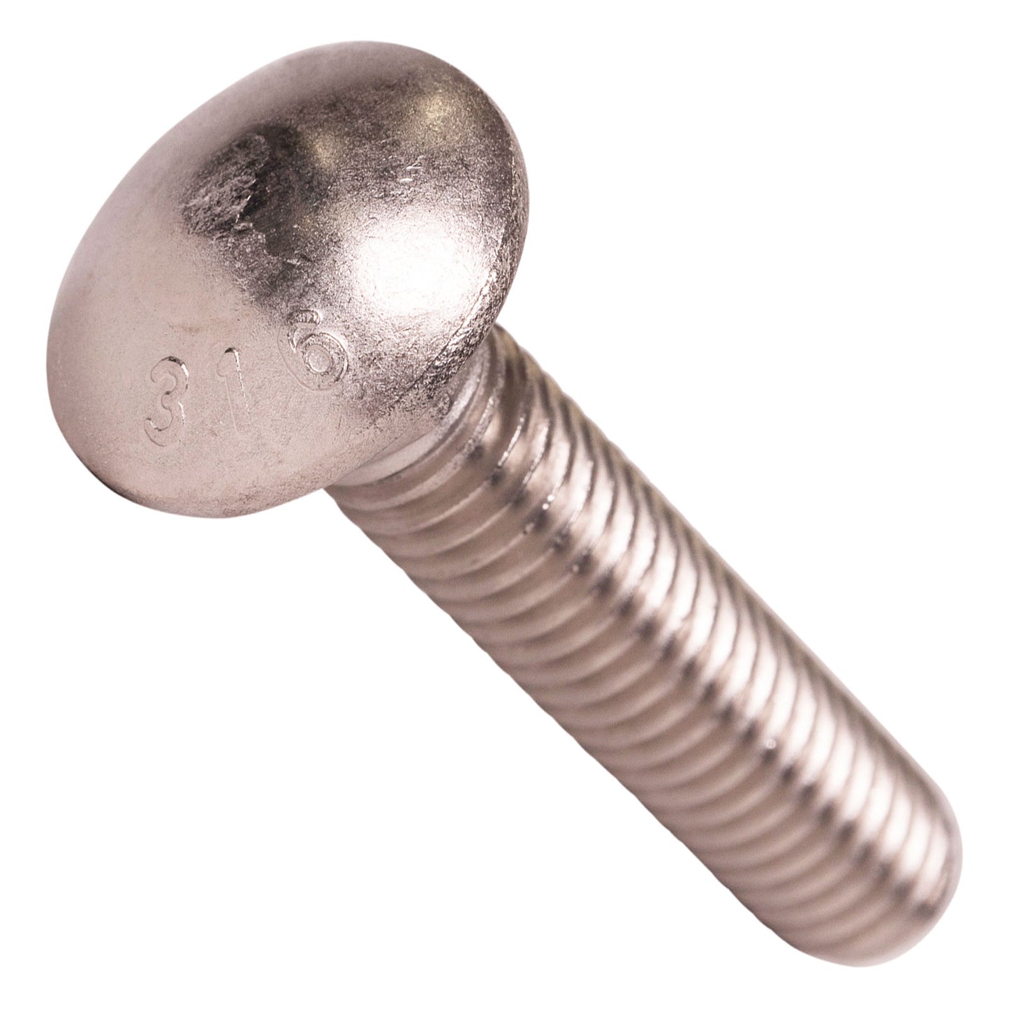 3/8"-16 x 1-3/4" Conquest Carriage Bolt - 316 Stainless Steel