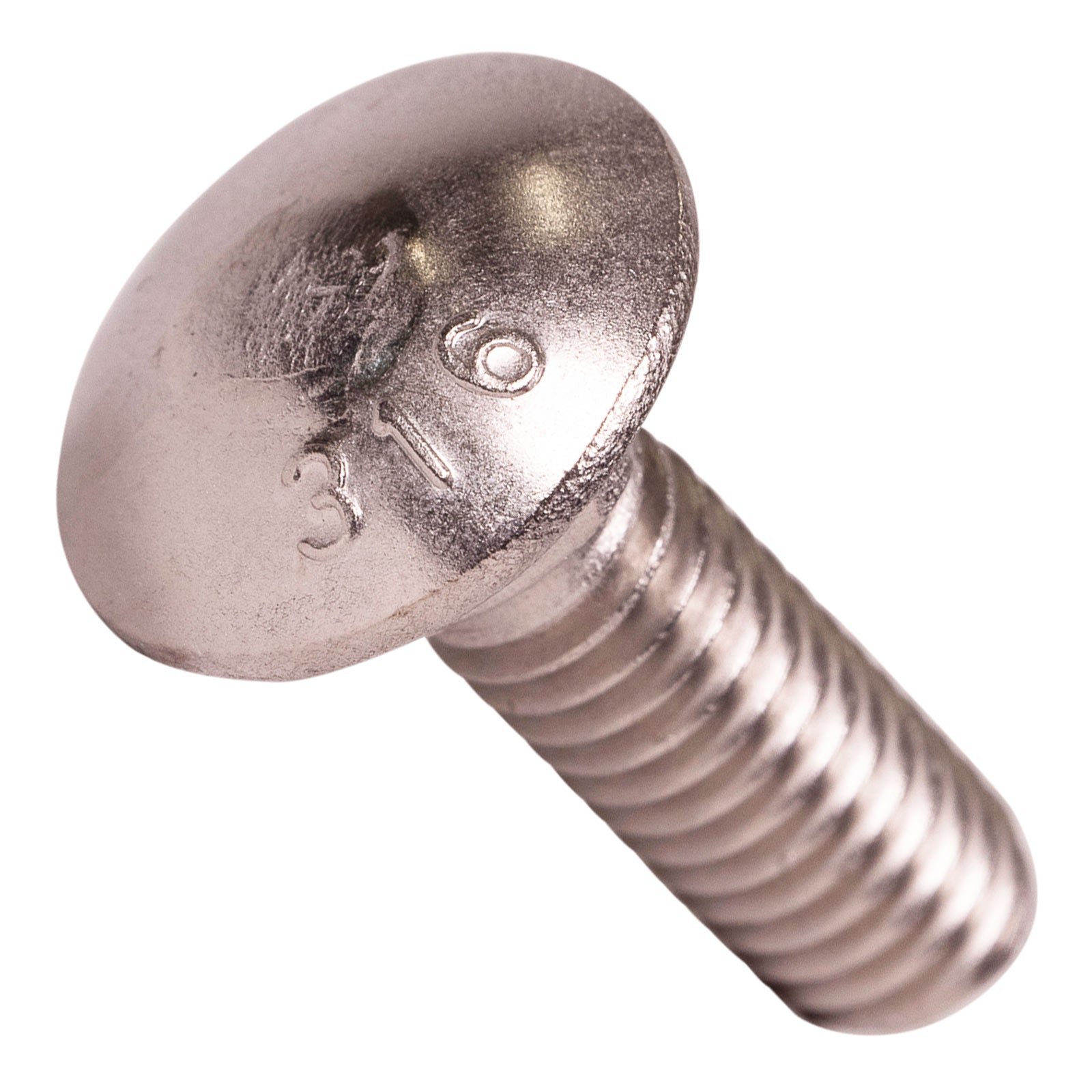 5/16"-18 x 1" Conquest Carriage Bolt - 316 Stainless Steel