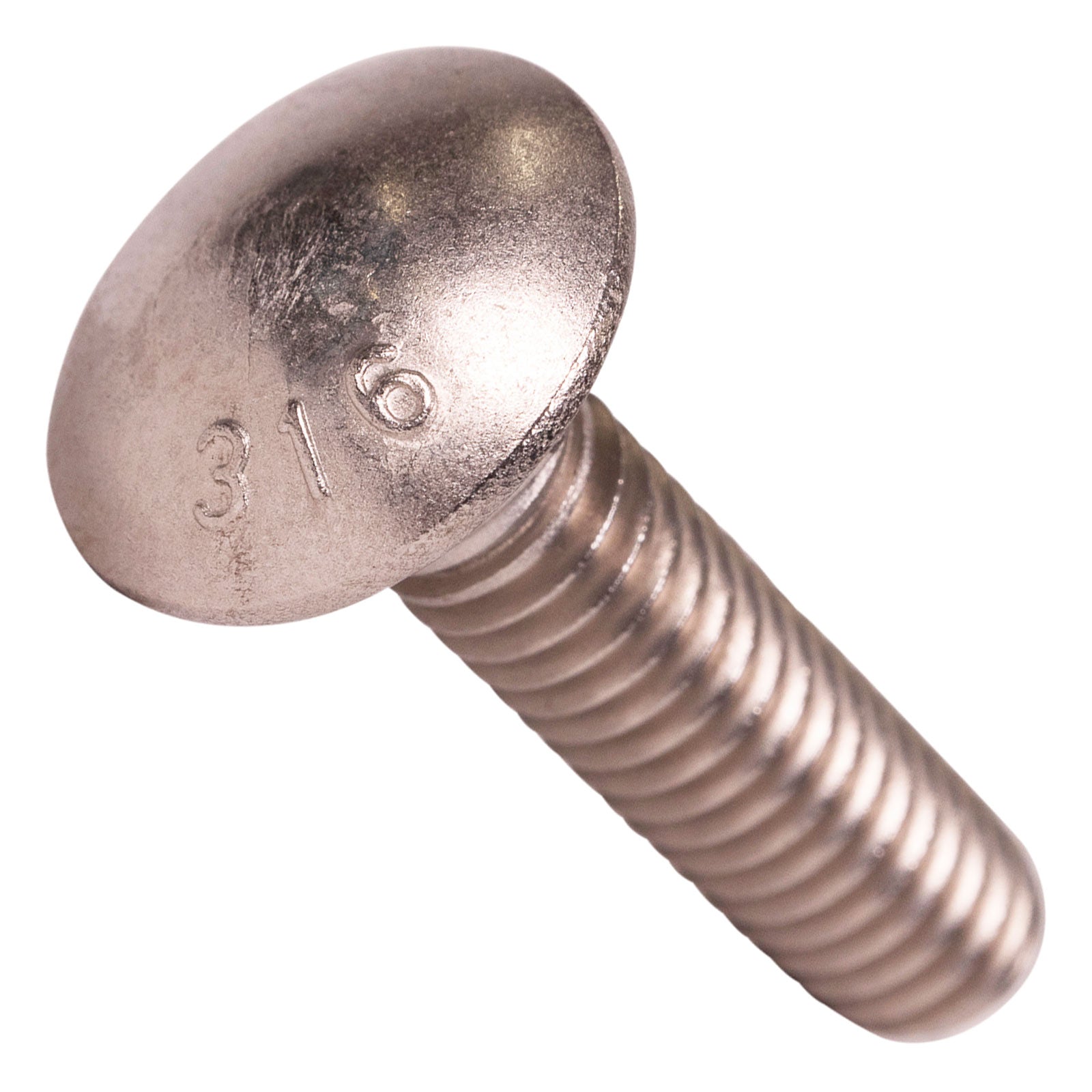 5/16"-18 x 1-1/4" Conquest Carriage Bolt - 316 Stainless Steel