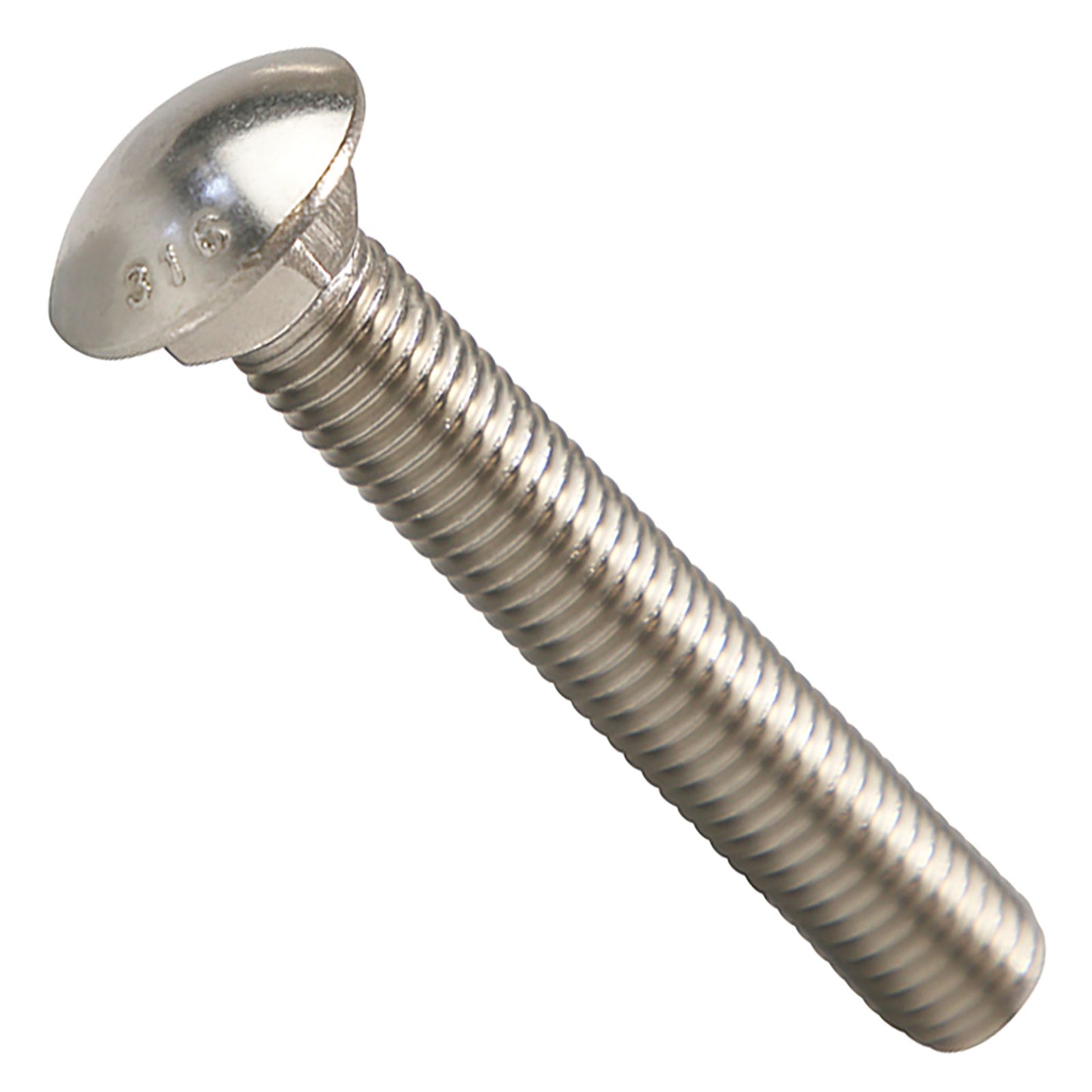 5/8"-11 x 4" Conquest Carriage Bolt - 316 Stainless Steel