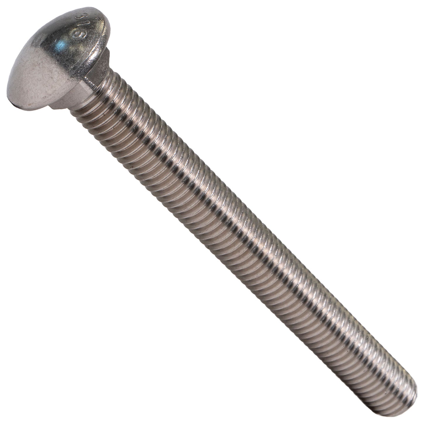 5/8"-11 x 6" Conquest Carriage Bolt - 316 Stainless Steel