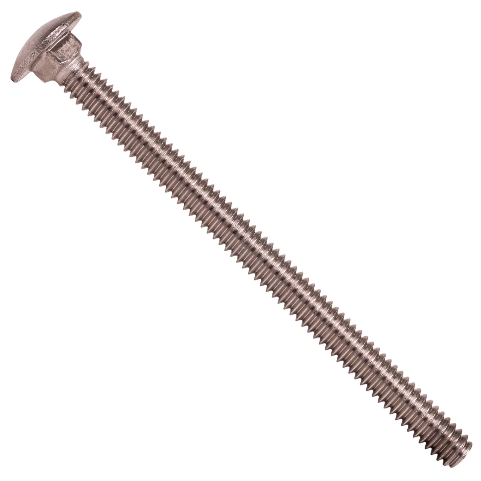 1/4"-20 x 3-1/2" Conquest Carriage Bolt - 304 Stainless Steel