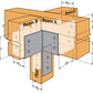 Simpson CCC4X Cross Column Cap