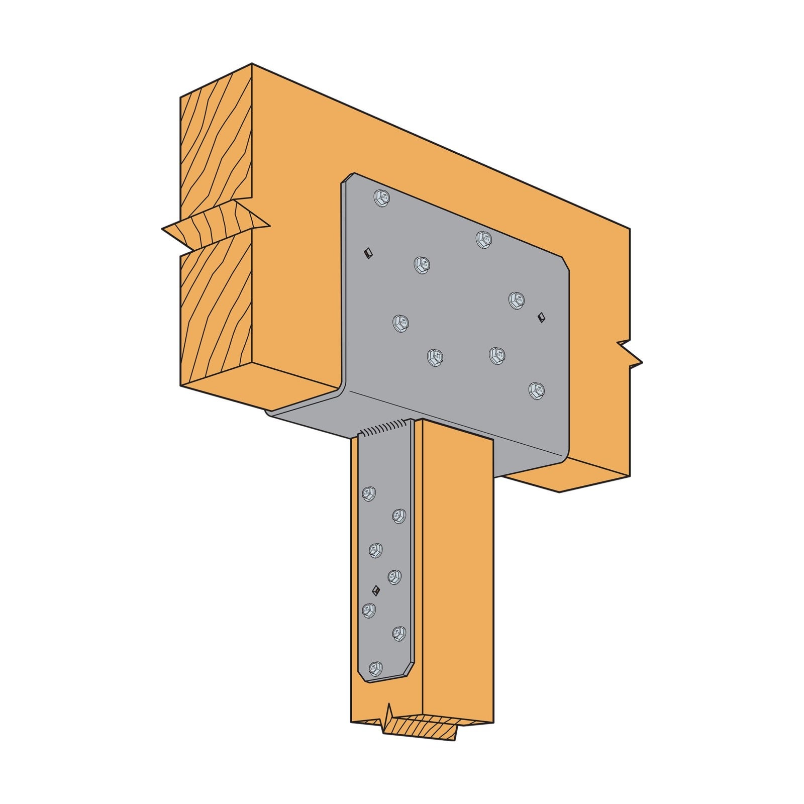 Simpson CCQ44SDS2.5-R Column Cap