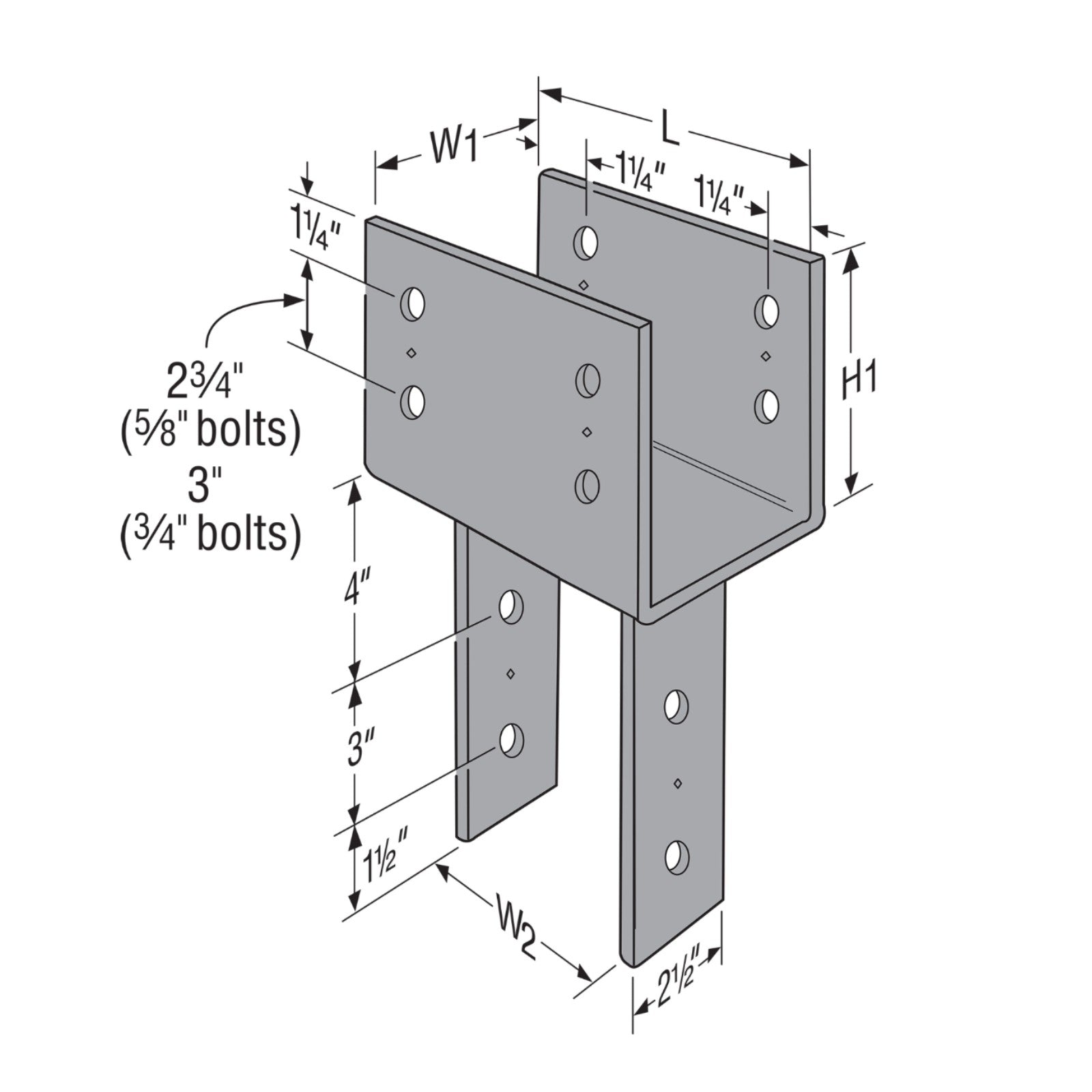 Simpson CC Column Cap