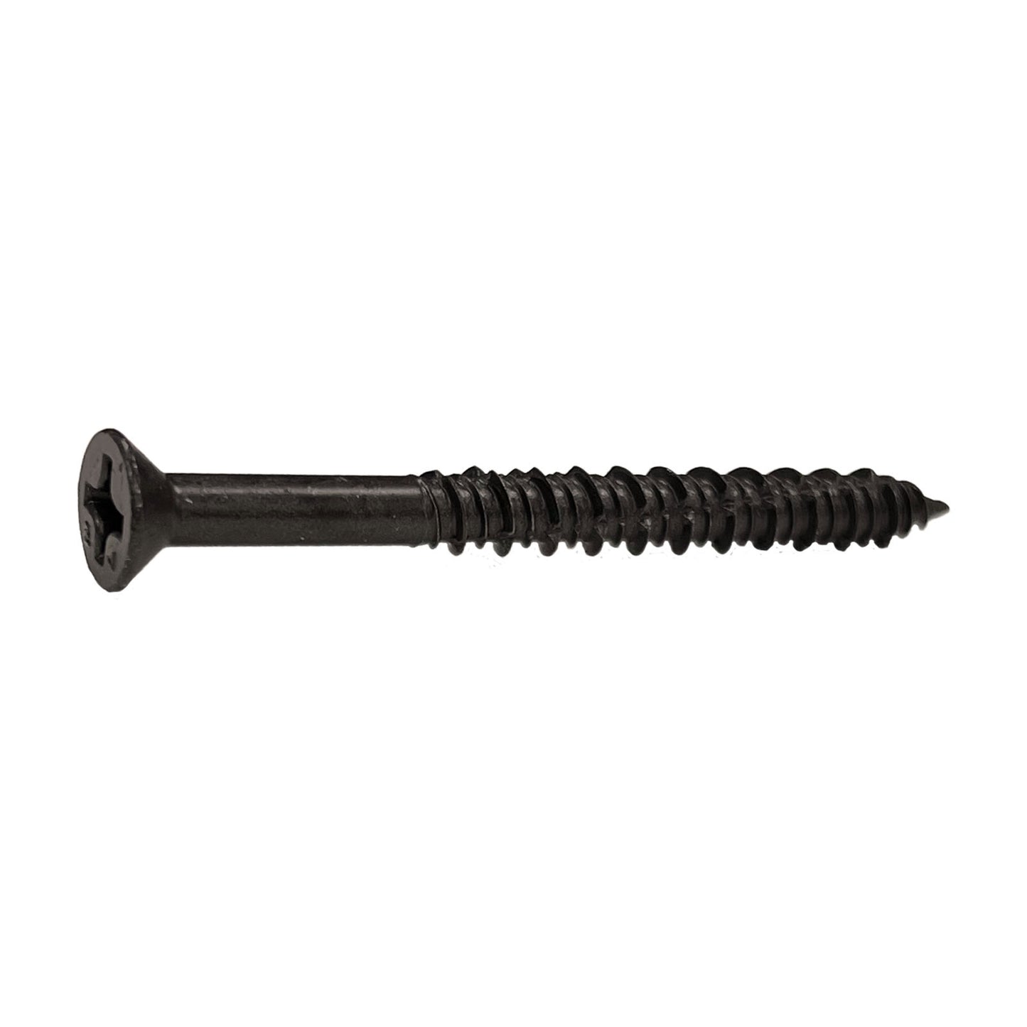 1/4" x 3-1/4" Concrete Screw, Phillips Trim Head - Bronze Dagger-Guard Coating