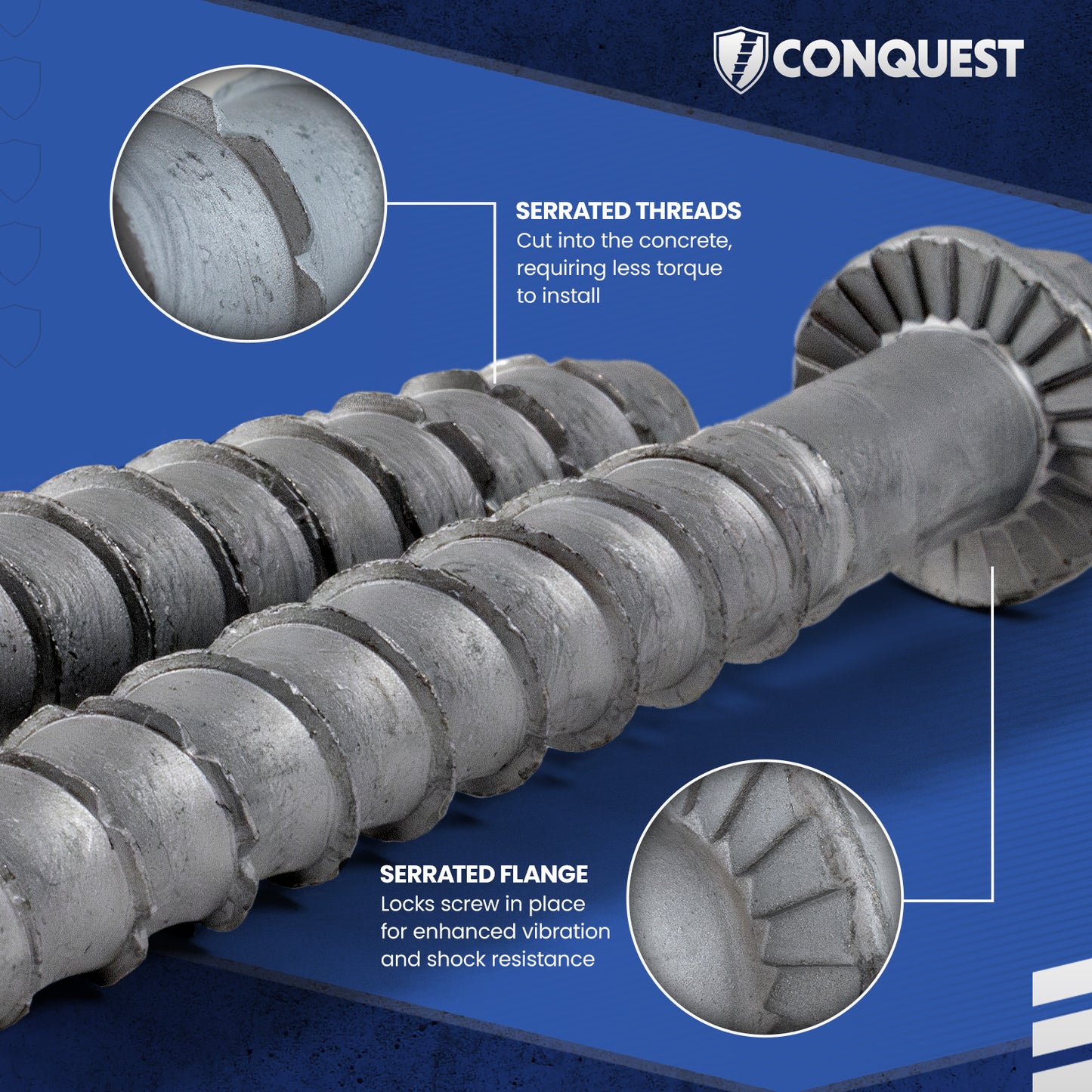 Serrated Threads and Serrated Flange