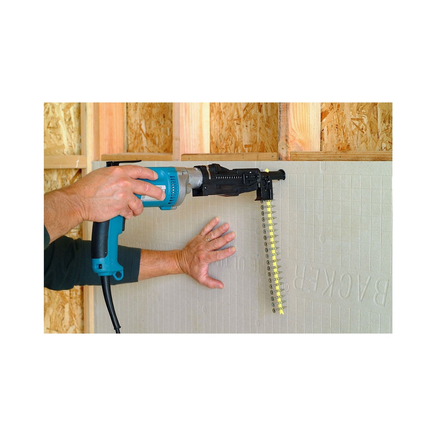 Quik Drive DWC Drywall Screw Installation with Quik Drive self drilling system