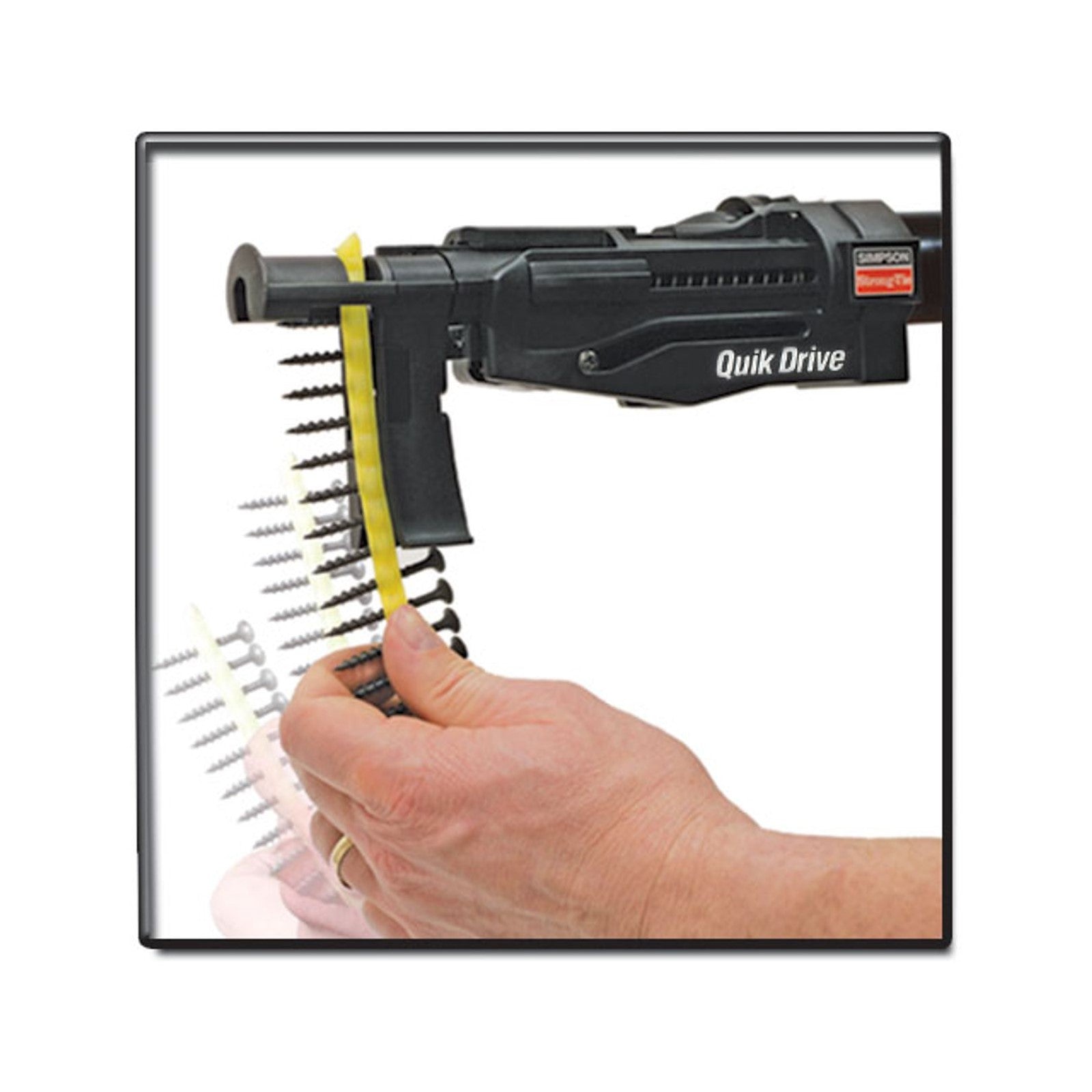 Quik Drive DWC Drywall Screw Installation with Quik Drive self drilling system