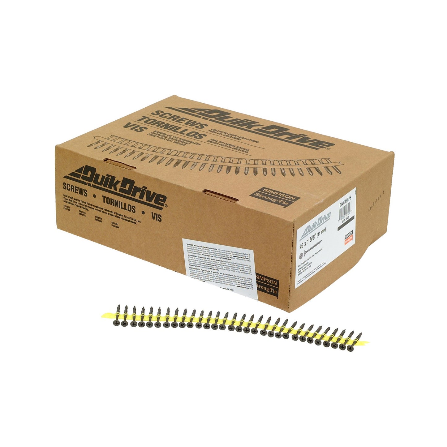 Quik Drive DWC Drywall Screw packaging