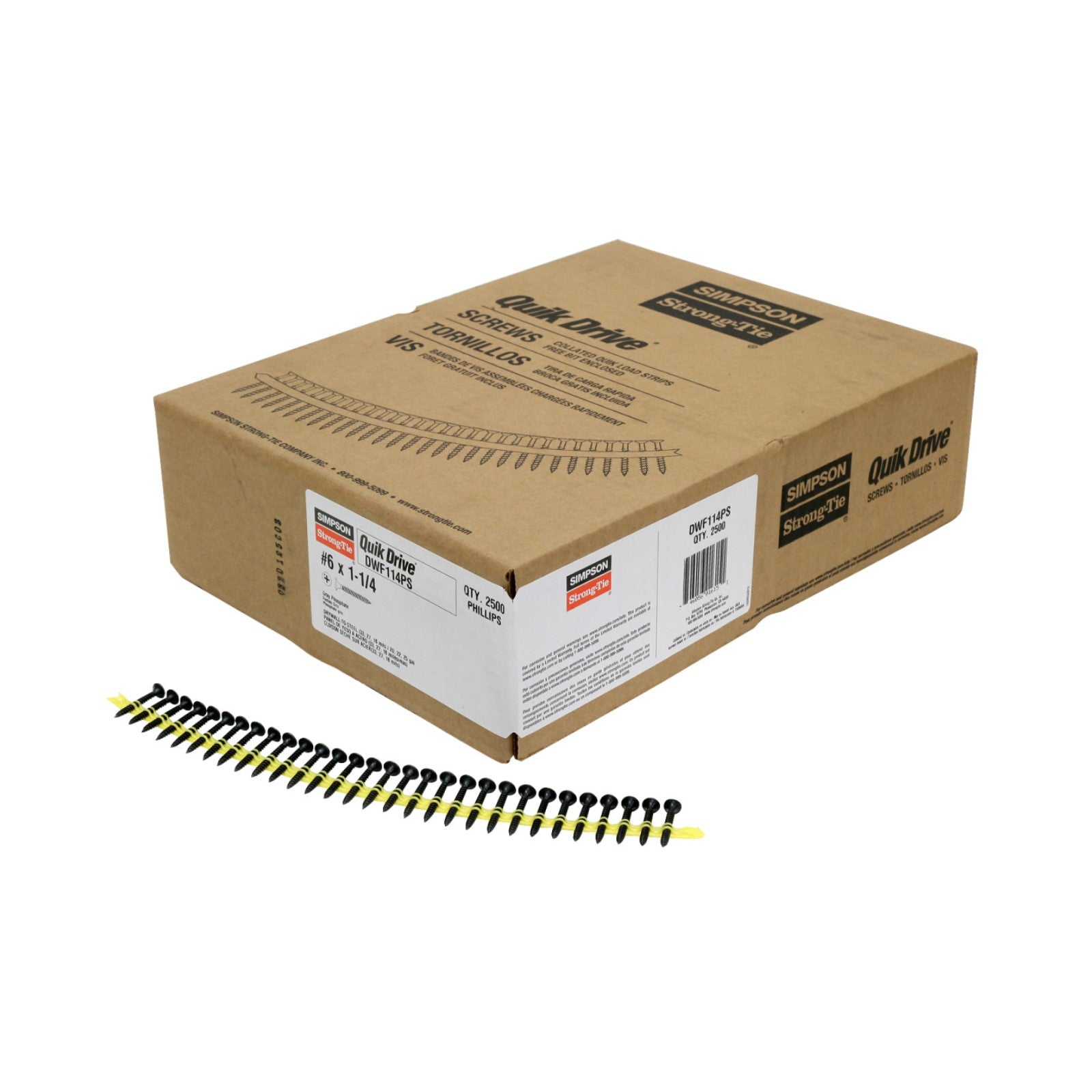 Simpson Strong-Tie Quik Drive DWF Drywall-To-CFS Screw