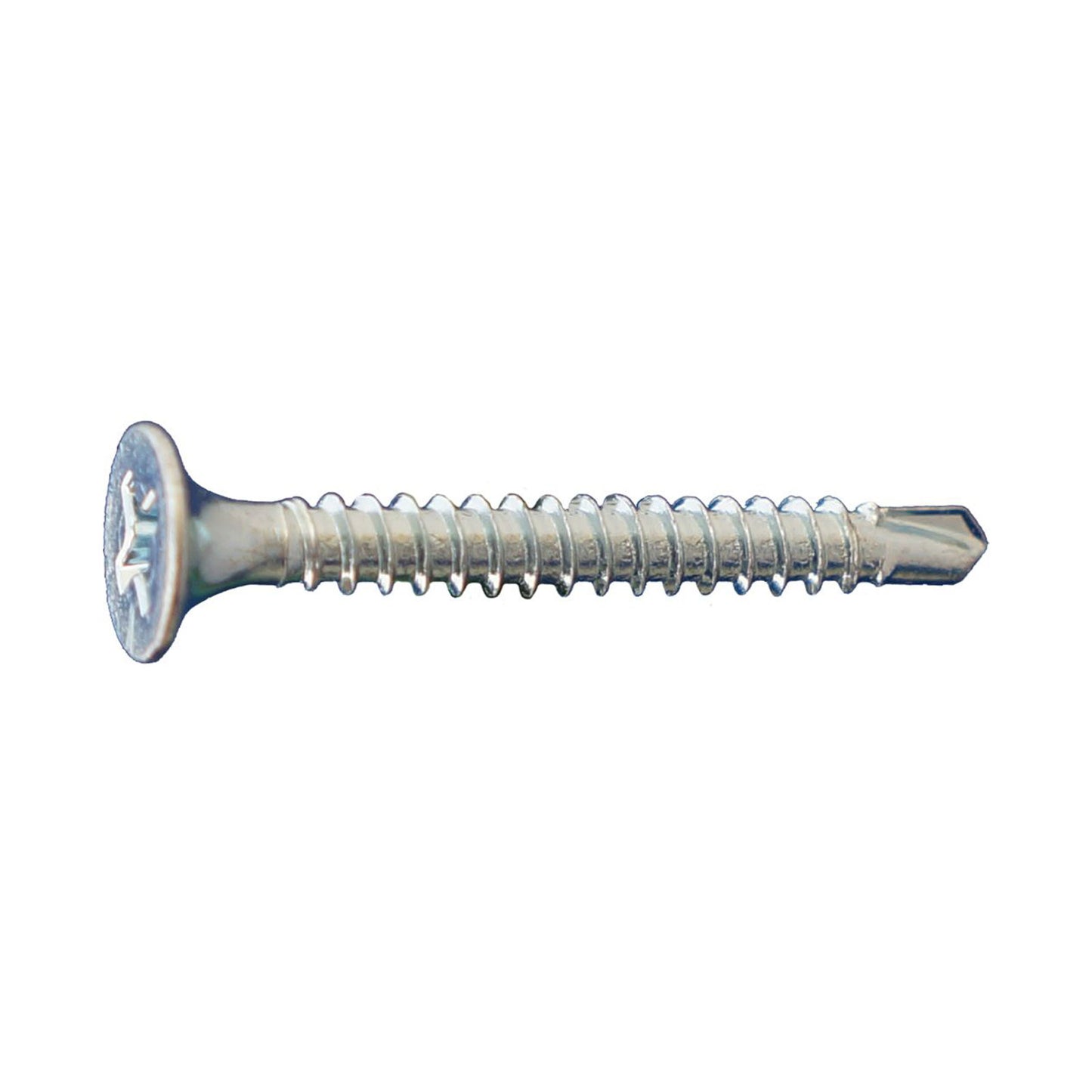 #10 x 5" Self-Drilling Drywall Screw, Phillips Bugle Head - Zinc