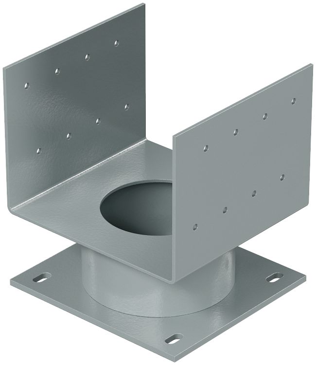 Simpson ECB88 8x8 Elevated Column Base - Gray Paint