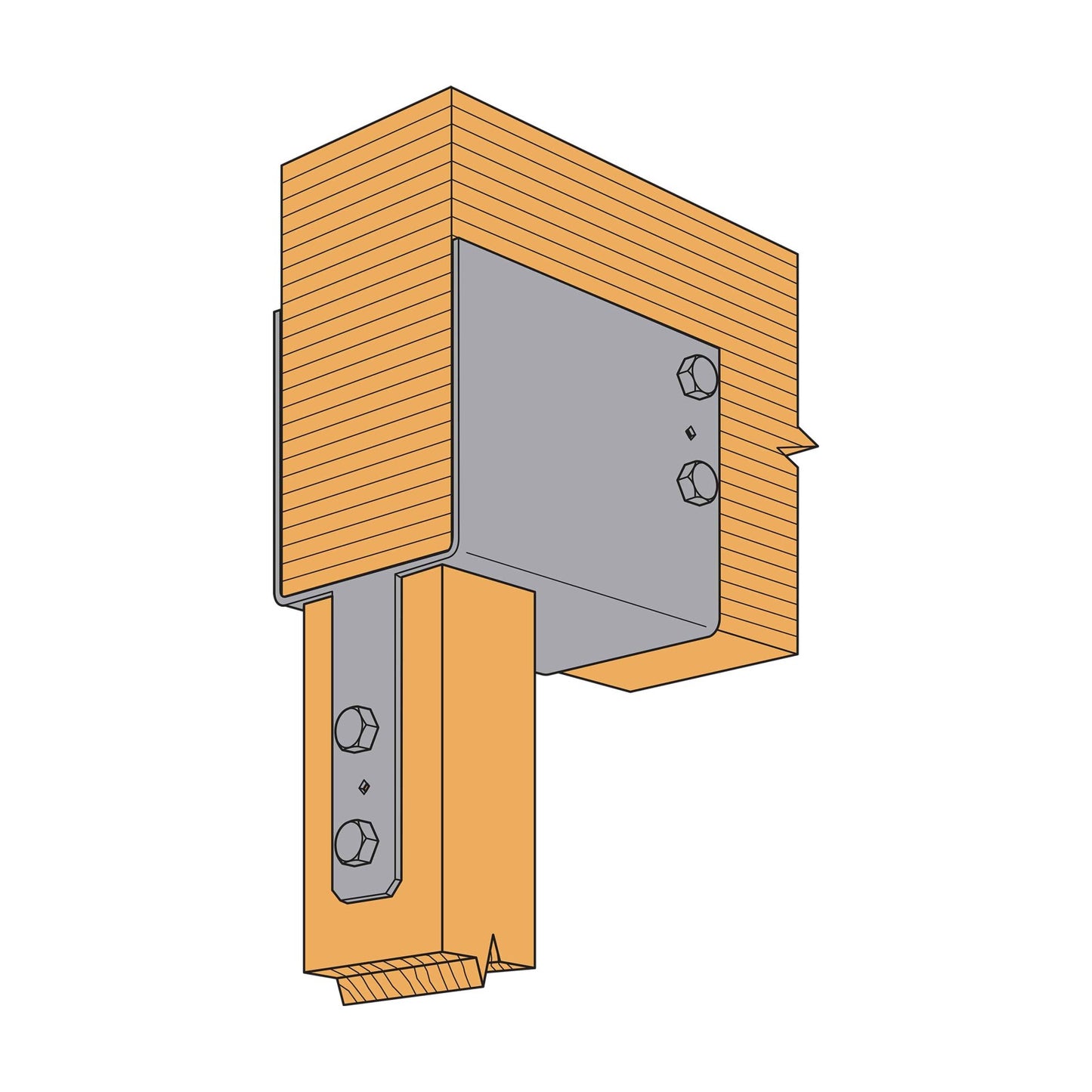 Simpson ECC7X End Column Cap