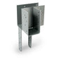 Simpson ECCLQ7.1-7.1SDS End Column Cap L-Shaped, Quick-Install with Screws