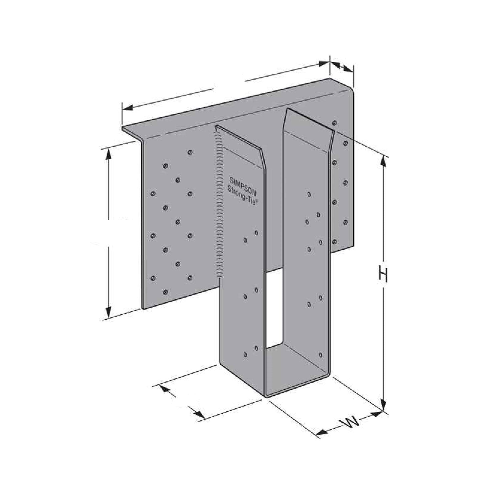 Simpson EGQ5.50X-SDS3 High Capacity Top-Flange Hange