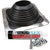 #7 Square EPDM Metal Roof Pipe Boot w/Install Kit, Black